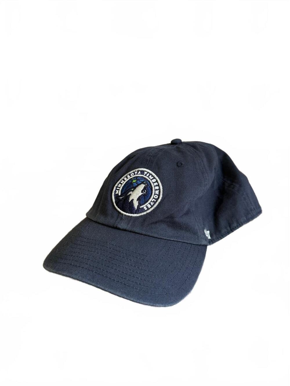 Minnesota Timberwolves Navy Blue Strapback Hat